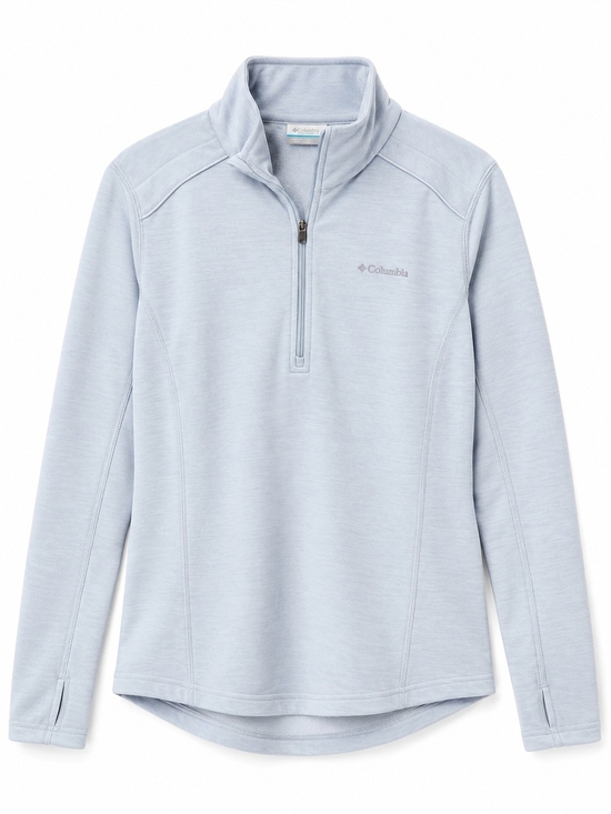 Columbia Tops - Columbia Women's Light Blue Quarter-Zip Pullover